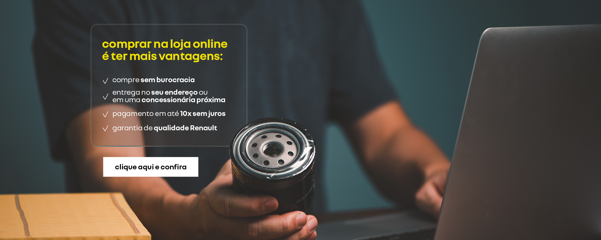 Comprar na loja online é ter mais vantagens