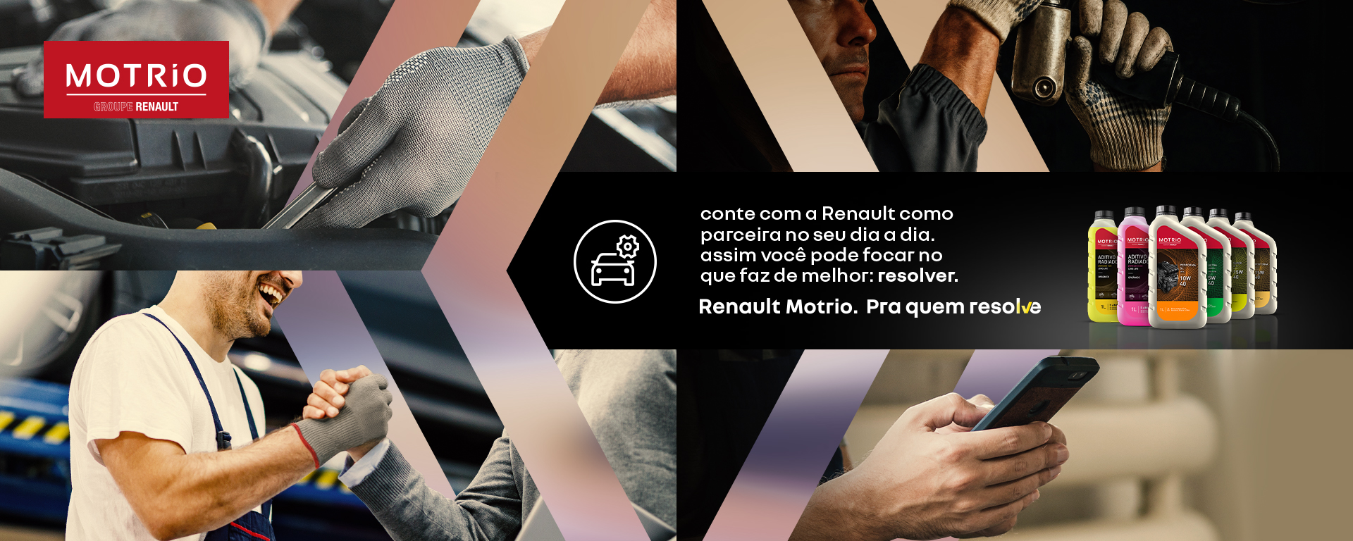 Renault e Motrio, confiança que te acompanha aonde for