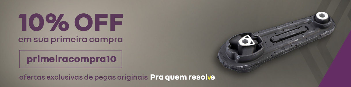 10% OFF em sua primeira compra